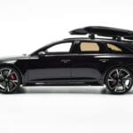 Audi RS6 C8 Avant Mythos Preto Com Teto em Carbono Edição Ásia GT Spirit 1:18