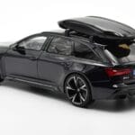 Audi RS6 C8 Avant Mythos Preto Com Teto em Carbono Edição Ásia GT Spirit 1:18