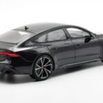 Audi RS7 C8 Sportback Mythos Preto Edição Ásia GT Spirit 1:18
