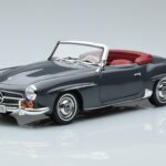 Mercedes 190 SL W121 Roadster Cinzento Norev 1:18