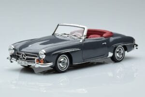 Mercedes 190 SL W121 Roadster Cinzento Norev 1:18