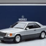 Mercedes 300 CE-24 C124 Coupé Prata Norev 1:18