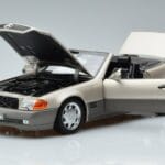 Mercedes 500 SL R129 Prata Fumê Norev 1:18