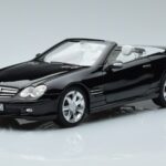 Mercedes SL500 R230 Preto Norev 1:18