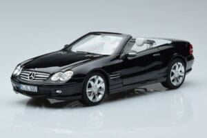 Mercedes SL500 R230 Preto Norev 1:18