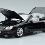 Mercedes SL500 R230 Preto Norev 1:18