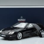 Mercedes SL500 R230 Preto Norev 1:18