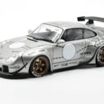 Porsche 911 993 RWB Silver Phantom Edição Ásia GT Spirit 1:18