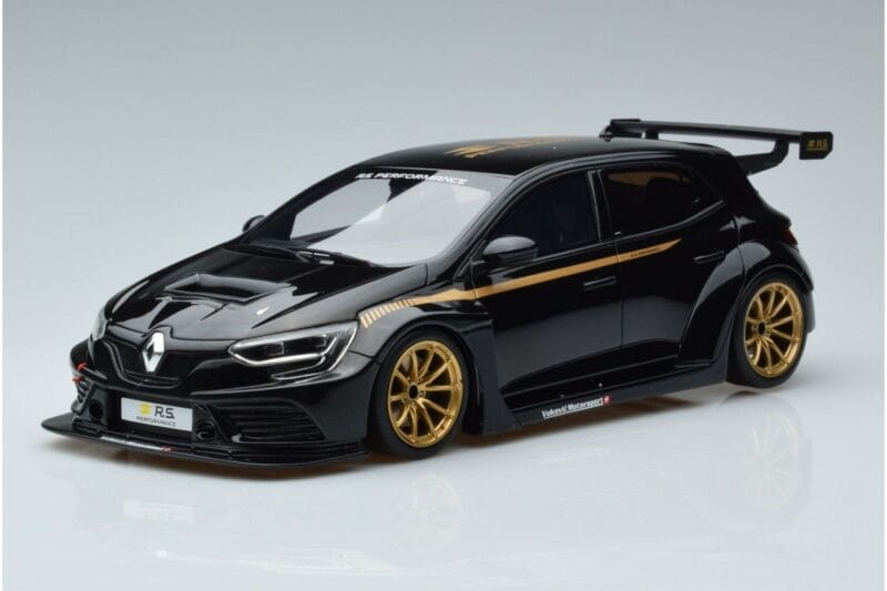 Renault Megane IV RS TC4 Preto Otto 1:18