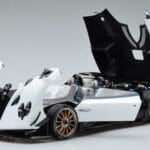 Pagani Pagani Zonda HP Barchetta Fibra de Carbono Branco LCD 1:18 1:18 Metal