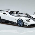 Pagani Pagani Zonda HP Barchetta Fibra de Carbono Branco LCD 1:18 1:18 Metal
