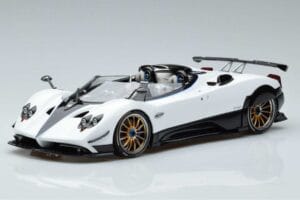 Pagani Zonda HP Barchetta Fibra de Carbono Branco LCD 1:18