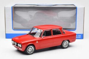 Alfa Romeo Giulia Nuova Super Vermelho Custom Wheels MCG 1:18 MCG18333 Metal - imagem 6 de 6