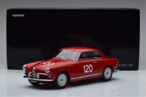 Alfa Romeo Giulietta SV #120 Mille Miglia 1956 Kyosho 1:18 08957A Metal - imagem 9 de 9