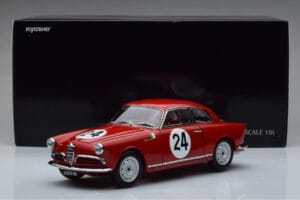 Alfa Romeo Giulietta SV #24 Targa Florio 1958 Kyosho 1:18 08957B Metal - imagem 9 de 9