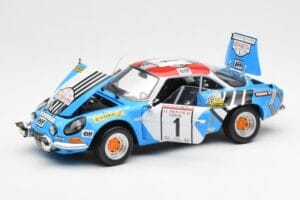 Alpine A110 1600S #1 Nicolas / Vial Winner Tour de Corse 1973 Kyosho 1:18 08485A Metal - imagem 2 de 8