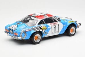 Alpine A110 1600S #1 Nicolas / Vial Winner Tour de Corse 1973 Kyosho 1:18 08485A Metal - imagem 3 de 8