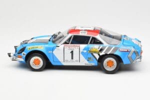 Alpine A110 1600S #1 Nicolas / Vial Winner Tour de Corse 1973 Kyosho 1:18 08485A Metal - imagem 4 de 8