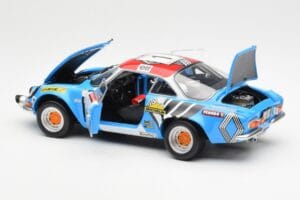 Alpine A110 1600S #1 Nicolas / Vial Winner Tour de Corse 1973 Kyosho 1:18 08485A Metal - imagem 5 de 8