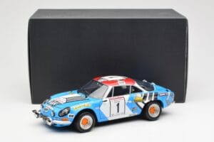 Alpine A110 1600S #1 Nicolas / Vial Winner Tour de Corse 1973 Kyosho 1:18 08485A Metal - imagem 8 de 8
