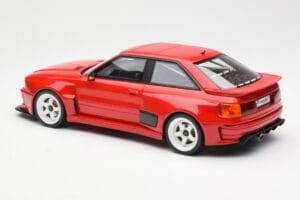 Audi 80 B4 Coupe Prior Design RS2 Vermelho Otto 1:18 OT1068 Resina - imagem 5 de 6