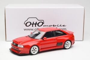 Audi 80 B4 Coupe Prior Design RS2 Vermelho Otto 1:18 OT1068 Resina - imagem 6 de 6