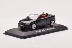 Audi A3 8P Cabriolet Preto Minichamps 1:43 5010803333 Metal - imagem 2 de 4