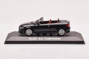 Audi A3 8P Cabriolet Preto Minichamps 1:43 5010803333