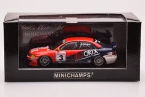 Audi A4 B5 #3 Team Orix Jones Australian Touring Champion 1997 Minichamps 1:43 430961503 Metal - imagem 4 de 4