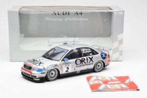 Audi A4 B5 Orix #2 P. Radisch 1998 UT Models 1:18 39872 Metal - imagem 6 de 6