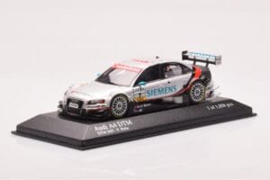 Audi A4 B7 DTM Team Audi Sport Abt #7 F. Biela DTM 2007 Minichamps 1:43 400071797 Metal - imagem 2 de 4
