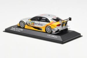 Audi A4 B7 DTM Team Audi Sport Phoenix #15 O. Jarvis DTM 2008 Minichamps 1:43 400081715 Metal - imagem 3 de 4