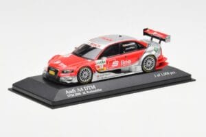 Audi A4 B7 DTM Team Audi Sport Rosberg #18 M. Rockenfeller DTM 2008 Minichamps 1:43 400081718 Metal - imagem 2 de 4