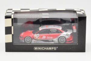 Audi A4 B7 DTM Team Audi Sport Rosberg #18 M. Rockenfeller DTM 2008 Minichamps 1:43 400081718 Metal - imagem 4 de 4