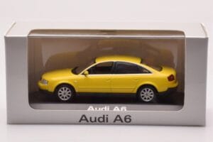 Audi A6 C5 Amarelo Minichamps 1:43 IND47004 Metal - imagem 4 de 4
