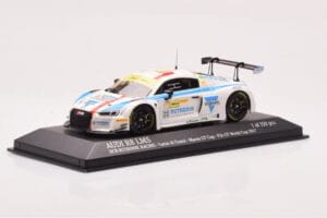 Audi R8 LMS #11 HCB Rutronik Racing L. di Grassi FIA GT World Cup Macau 2016 Minichamps 1:43 437171711 Metal - imagem 2 de 4