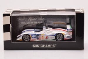 Audi R8 #1 J.J. Lehto / M. Werner GP of Atlanta Winners 2005 Minichamps 1:43 400051391 Metal - imagem 4 de 4