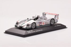 Audi R8 #9 M. Salo / Kane / McCarthy Sebring 12 Hours 2003 Minichamps 1:43 400031399 Metal - imagem 2 de 4