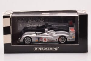 Audi R8 #9 M. Salo / Kane / McCarthy Sebring 12 Hours 2003 Minichamps 1:43 400031399 Metal - imagem 4 de 4