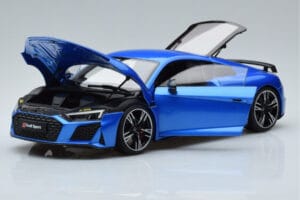 Audi R8 Performance Azul Kengfai 1:18 VAKF-0355 Metal - imagem 2 de 10