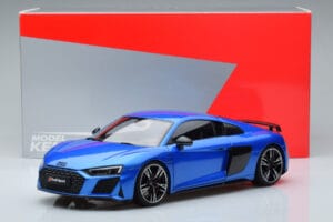 Audi R8 Performance Azul Kengfai 1:18 VAKF-0355 Metal - imagem 10 de 10