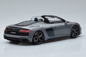 Audi R8 Spyder Performance Nardo Cinzento Kengfai 1:18 VAKF-0352 Metal - imagem 3 de 11