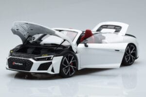 Audi R8 Spyder Performance Branco Kengfai 1:18 VAKF-0351 Metal - imagem 2 de 11