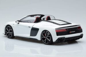 Audi R8 Spyder Performance Branco Kengfai 1:18 VAKF-0351 Metal - imagem 8 de 11