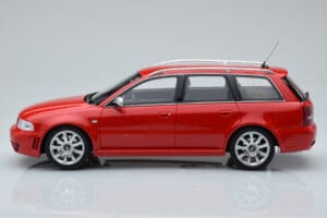 Audi RS4 B5 Avant Vermelho Otto 1:18 OT1026B Resina - imagem 3 de 6