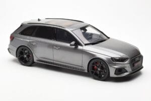 Audi RS4 B9 Avant Competition Daytona Cinzento GT Spirit 1:18 GT456 Resina - imagem 4 de 6