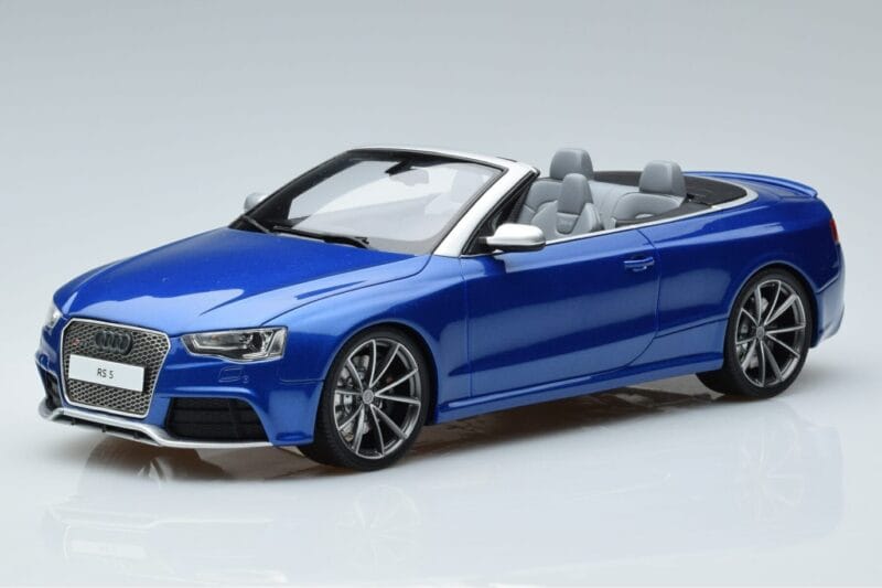 Audi RS5 B8 Cabriolet Azul GT Spirit 1:18 ZM053 Resina