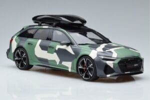 Audi RS6 C8 Avant Camuflagem With Roof Top Asia Edition GT Spirit 1:18 CLDC014 Resina - imagem 4 de 6