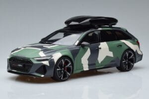 Audi RS6 C8 Avant Camuflagem With Roof Top Asia Edition GT Spirit 1:18 CLDC014 Resina