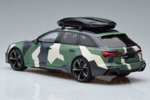 Audi RS6 C8 Avant Camuflagem With Roof Top Asia Edition GT Spirit 1:18 CLDC014 Resina - imagem 5 de 6